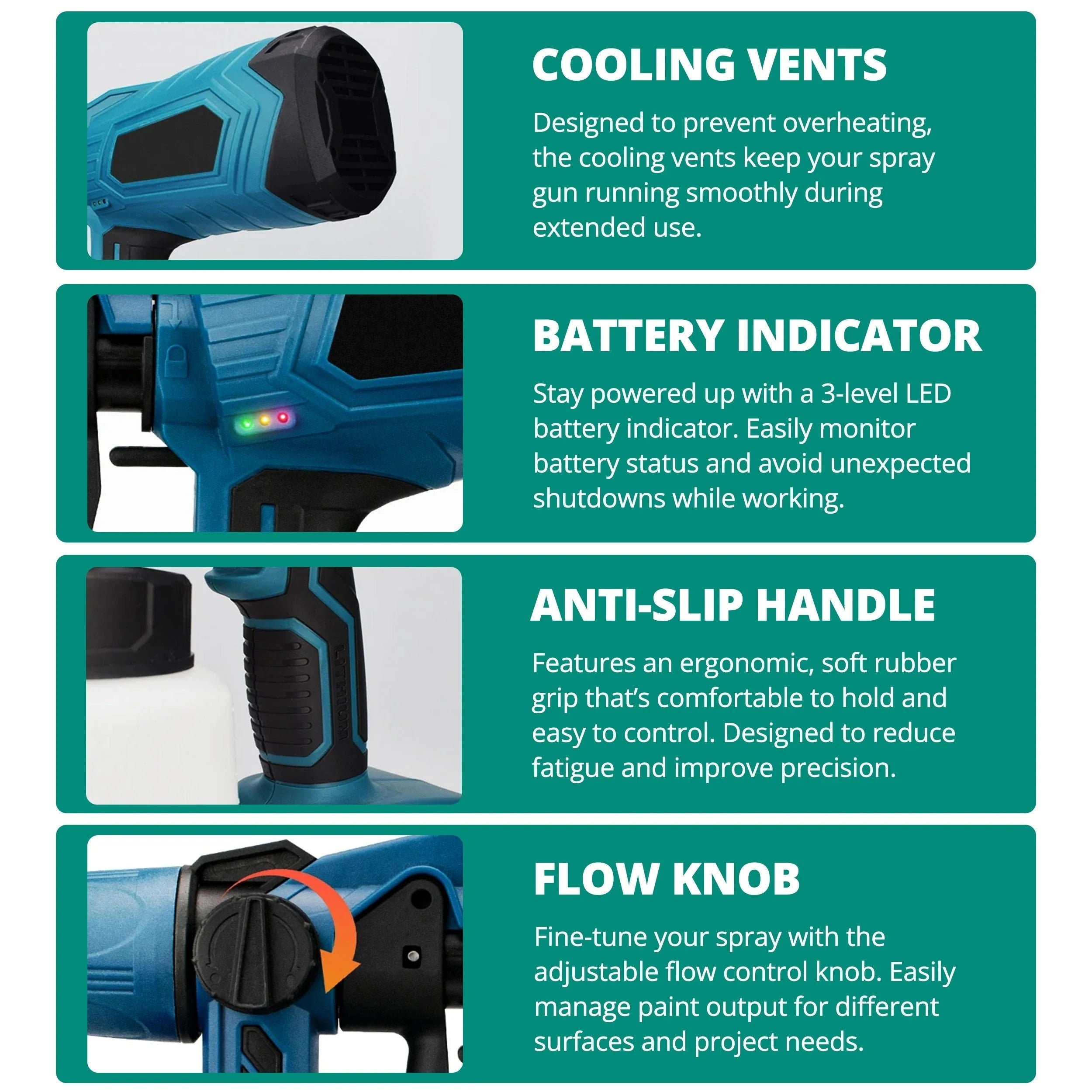 Portable Wireless Paint Sprayer