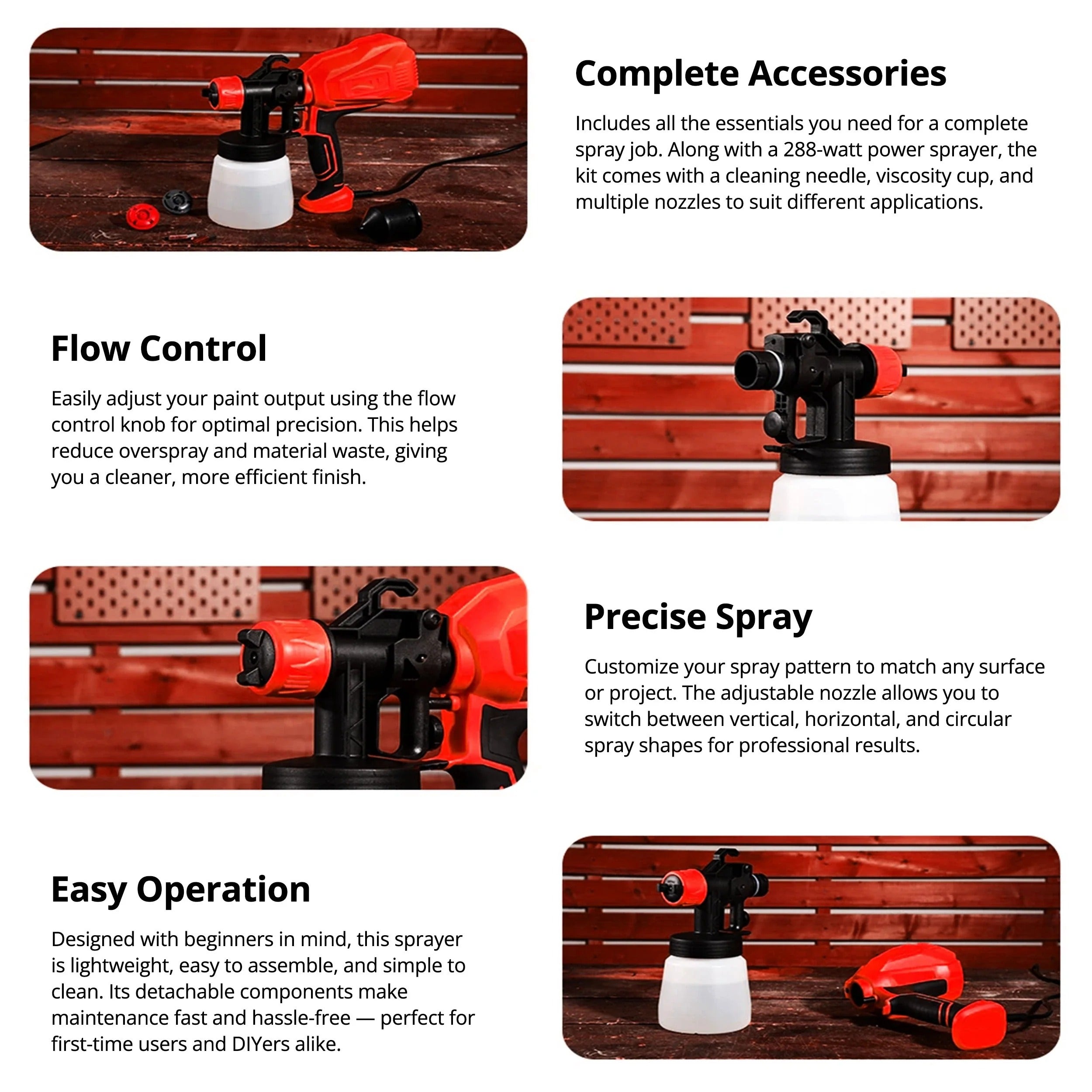 Portable Wireless Paint Sprayer