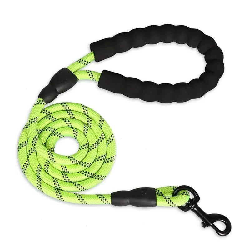 High-Visibility Dog Leash with Ergonomic Grip