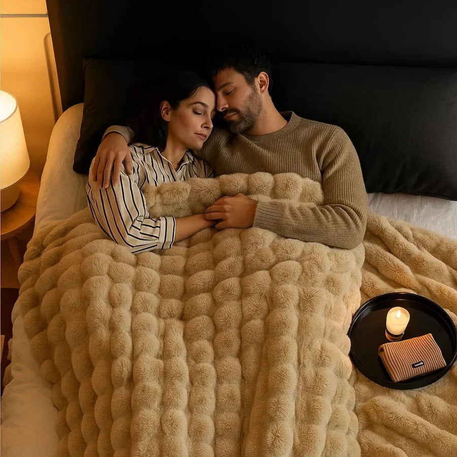 Year-Round Comfort Blanket with Stylish Flair