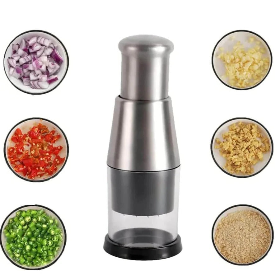 Effortless Stainless Steel Food Slicer for Hassle-Free Cooking