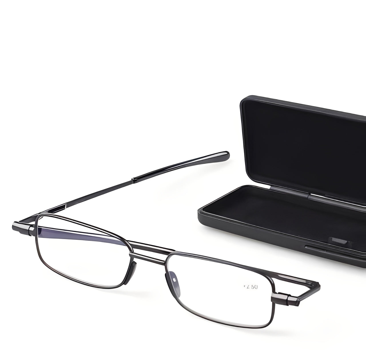 Ultra-Slim Portable Reading Glasses with Easy-Fold Design