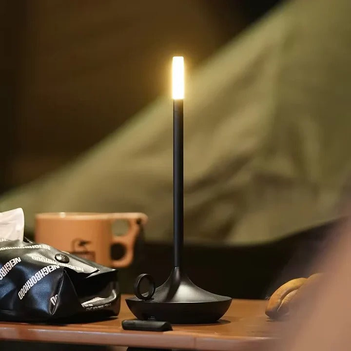 Versatile LED Touch Lamp with Rechargeable Battery for Home & Outdoors