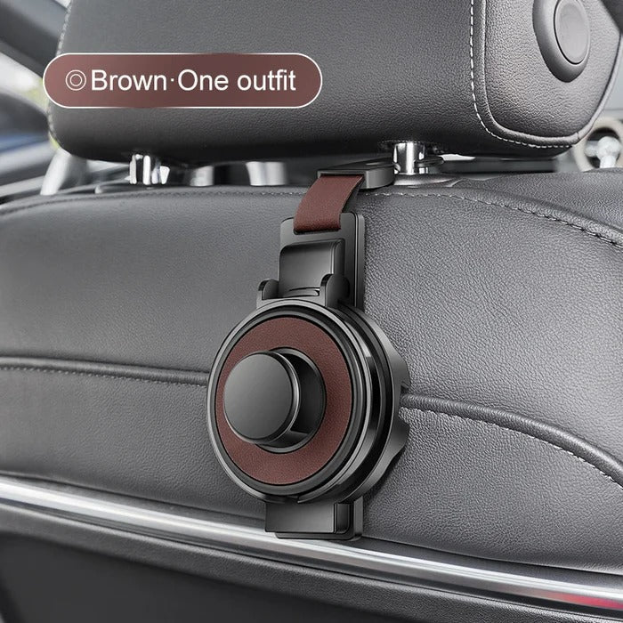 Multi-Functional Headrest Organizer with Drink and Phone Holder