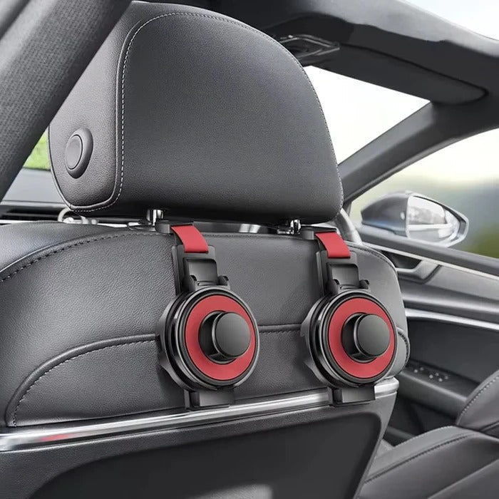 Multi-Functional Headrest Organizer with Drink and Phone Holder