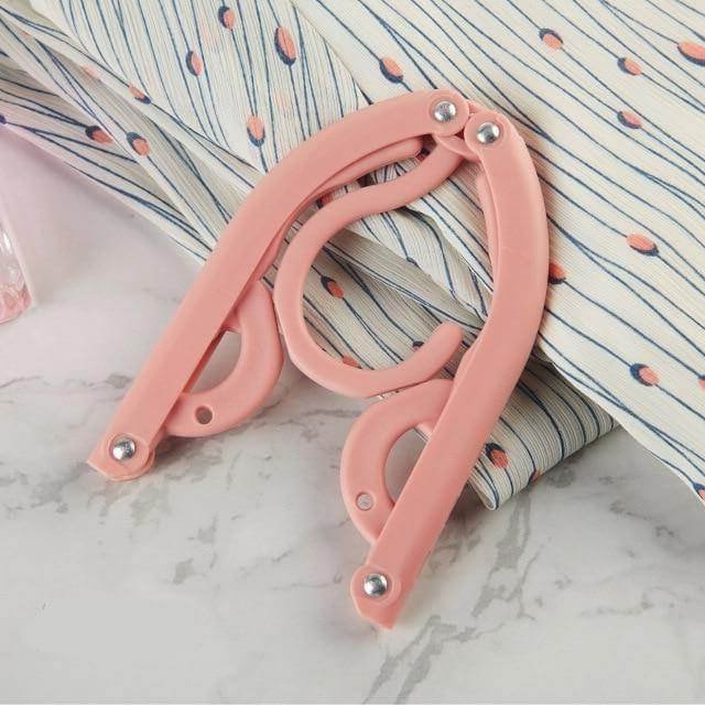 Portable Collapsible Garment Hanger for Travel