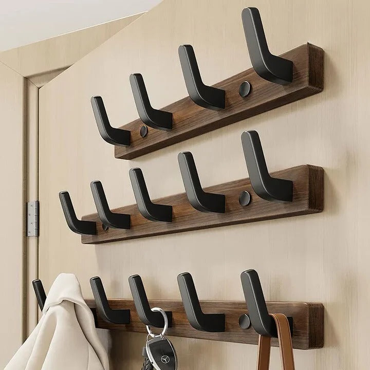 Chic Wall-Mounted Coat and Bag Organizer