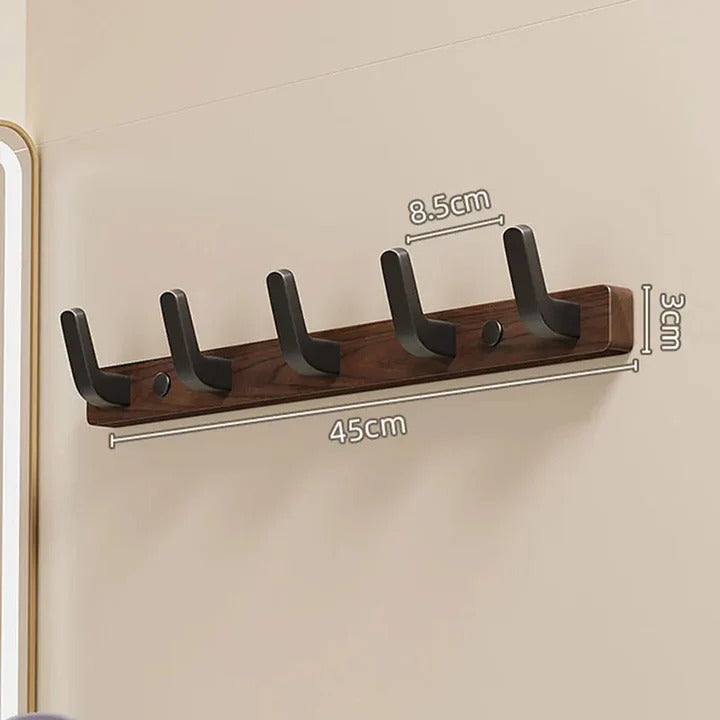 Chic Wall-Mounted Coat and Bag Organizer