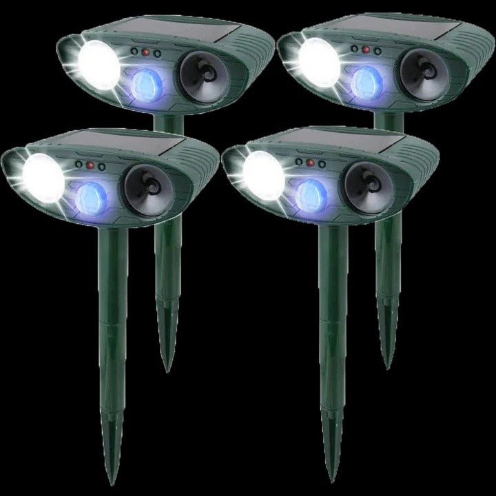Eco-Friendly Solar Rabbit Deterrent with Ultrasonic Sound