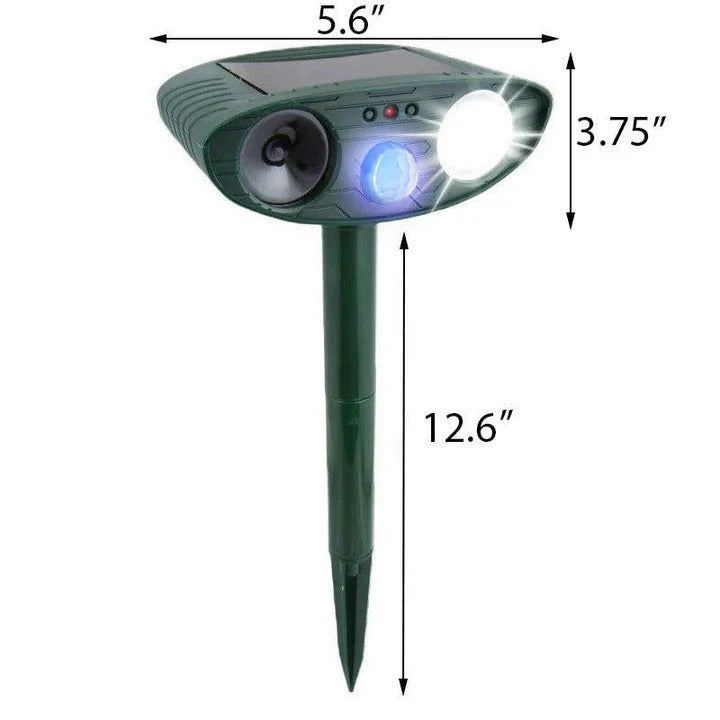 Eco-Friendly Solar Rabbit Deterrent with Ultrasonic Sound