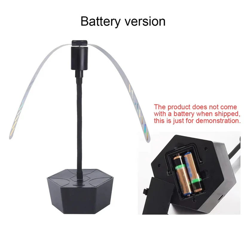 Rechargeable Insect-Repelling Fan for Outdoor Fun