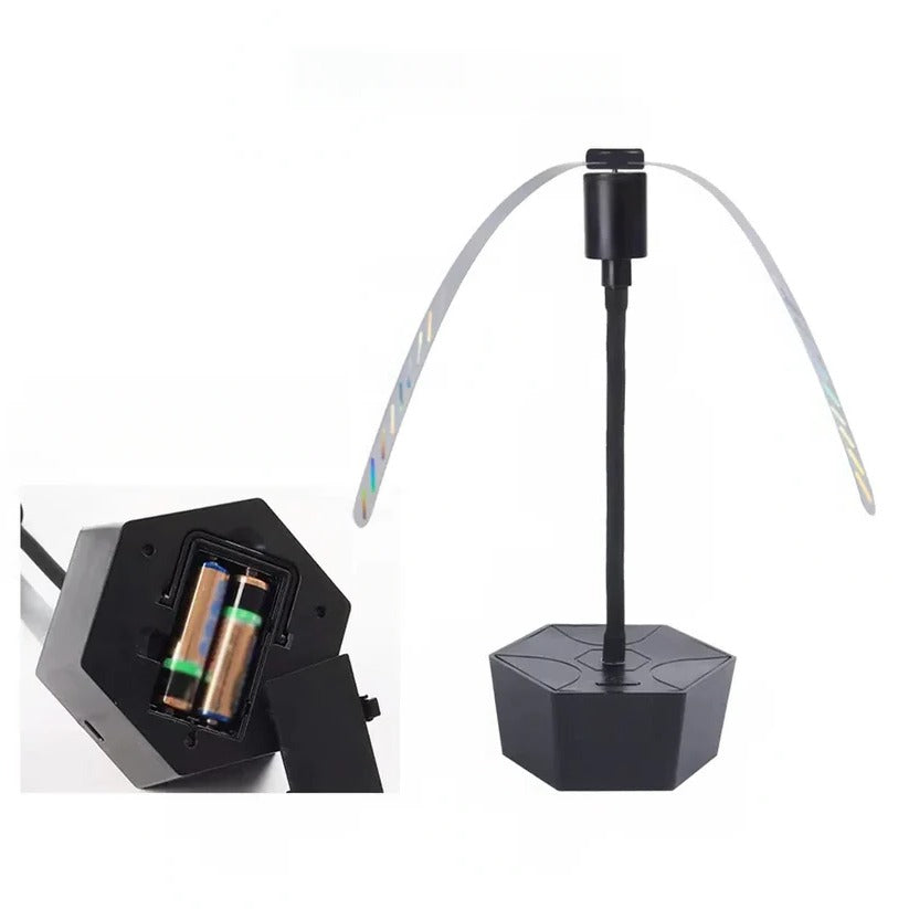 Rechargeable Insect-Repelling Fan for Outdoor Fun