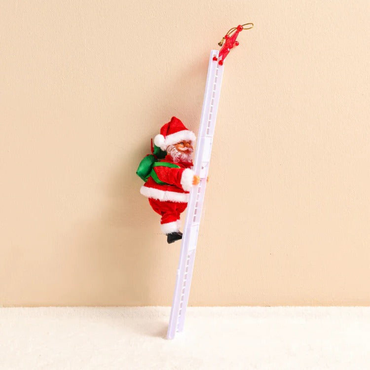 Animated Santa Climber Holiday Decoration