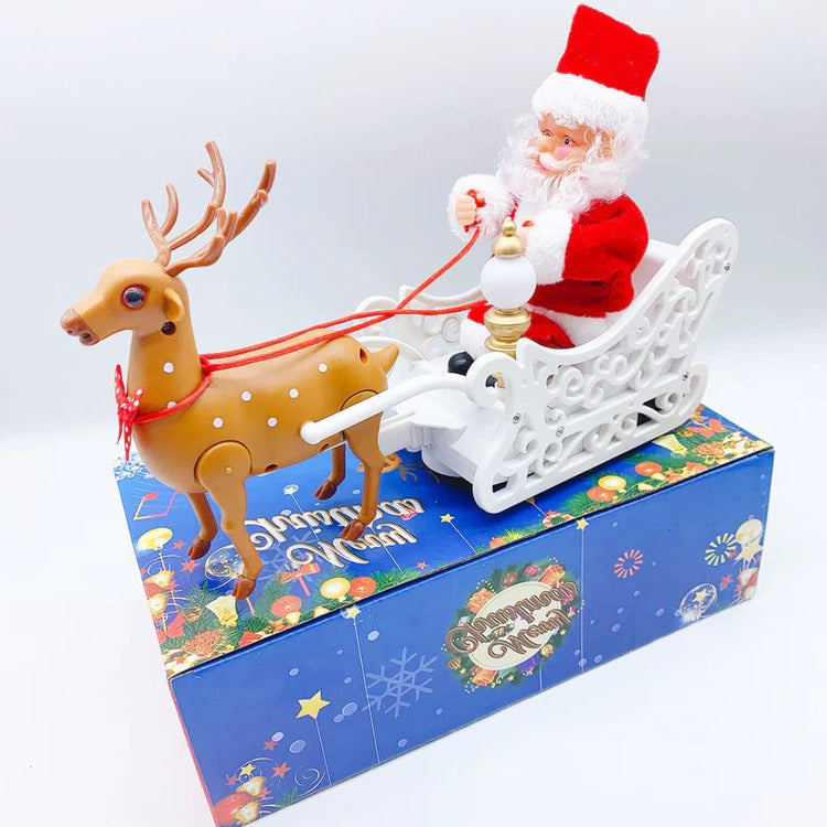 Animated Santa Climber Holiday Decoration