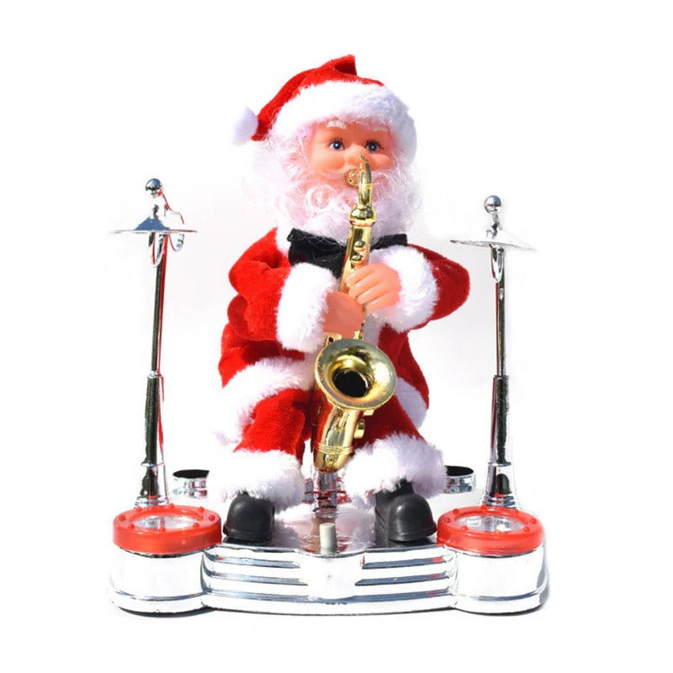 Animated Santa Climber Holiday Decoration