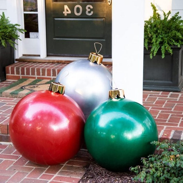 Festive Inflatable Ball Decoration for Holiday Celebrations