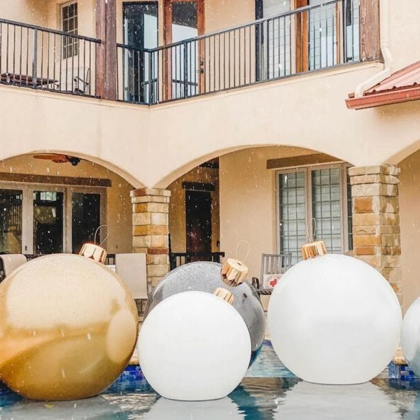 Festive Inflatable Ball Decoration for Holiday Celebrations