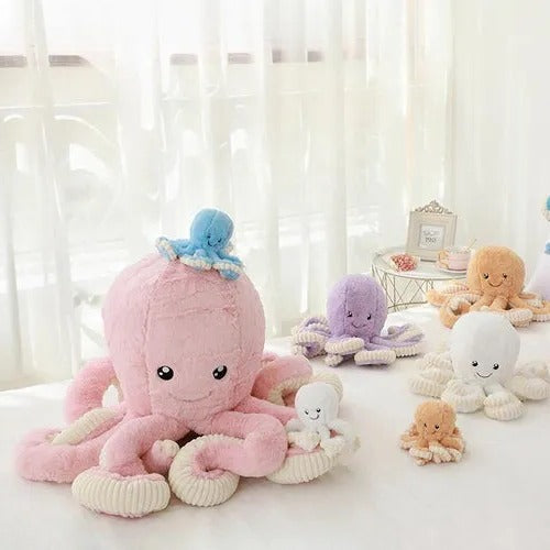 Oversized Cuddly Octopus Plush Toy for All Ages