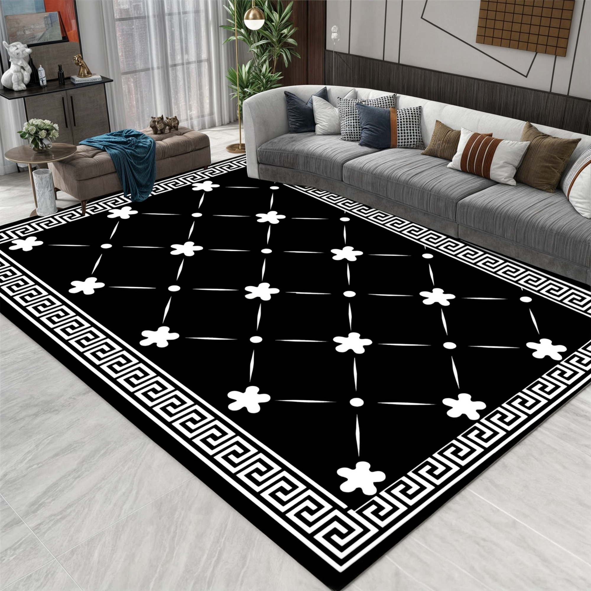 Dynamic 3D Illusion Floor Mat | Artistic Entryway Decor