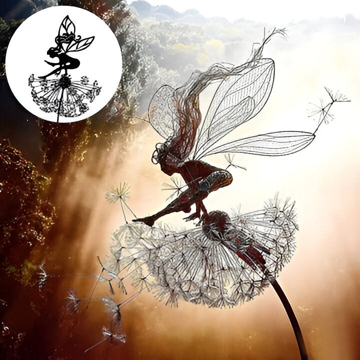 Whimsical Metal Garden Fairies for Enchanting Spaces