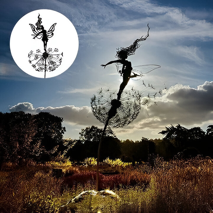 Whimsical Metal Garden Fairies for Enchanting Spaces