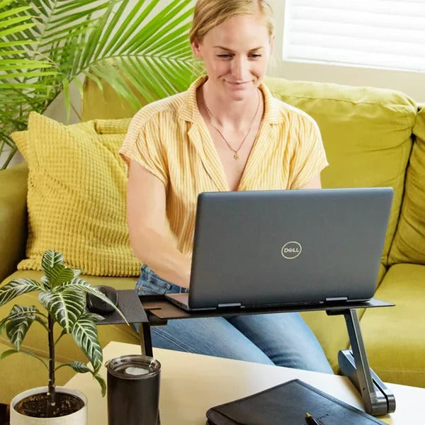 Versatile Laptop Desk Mount with Adjustable Height & Angle