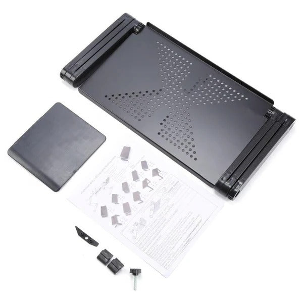 Versatile Laptop Desk Mount with Adjustable Height & Angle