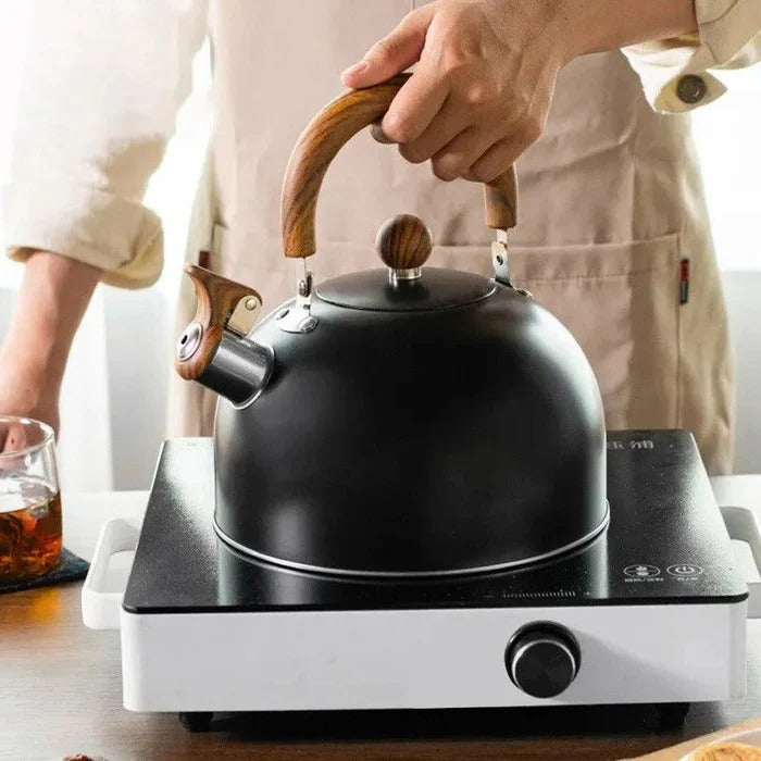 Elegant Stainless Steel Whistling Kettle for All Stoves