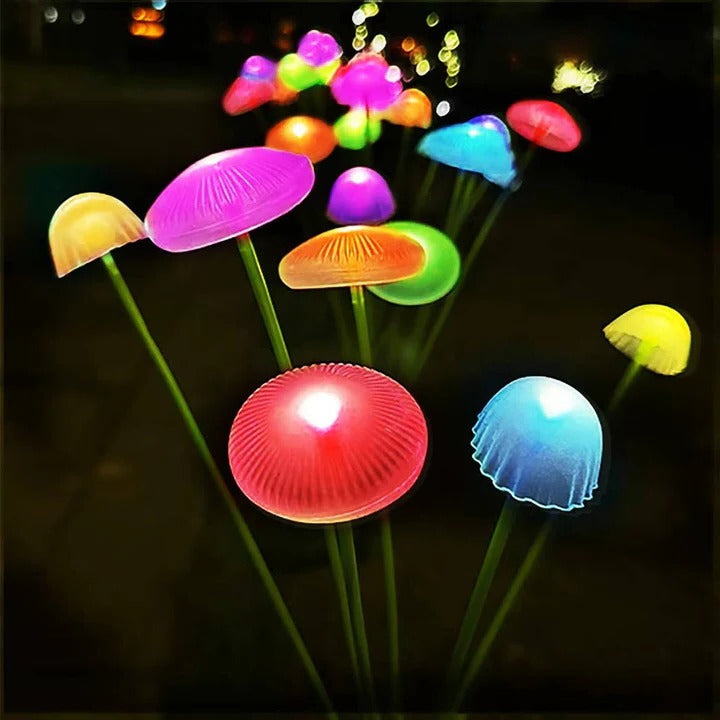 Enchanting Solar Light for Gardens with Colorful LED Effects