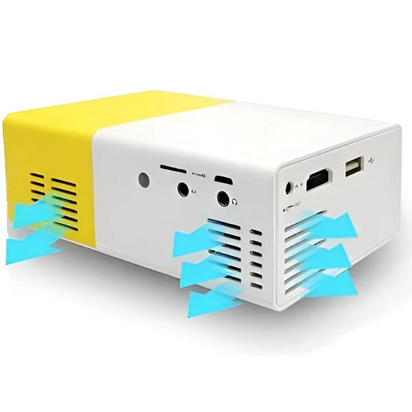 Versatile Mini Projector for Effortless Media Sharing