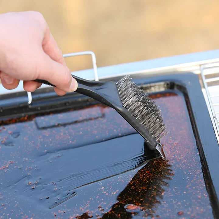 Ultimate Grill Cleaner Brush with Sturdy Steel Bristles