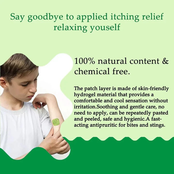 Cooling Relief Patch for Mosquito Bites - Hydrogel Technology