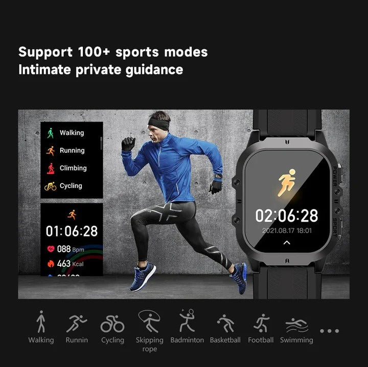 Bluetooth-Compatible Sports Timepiece for Active Lifestyles