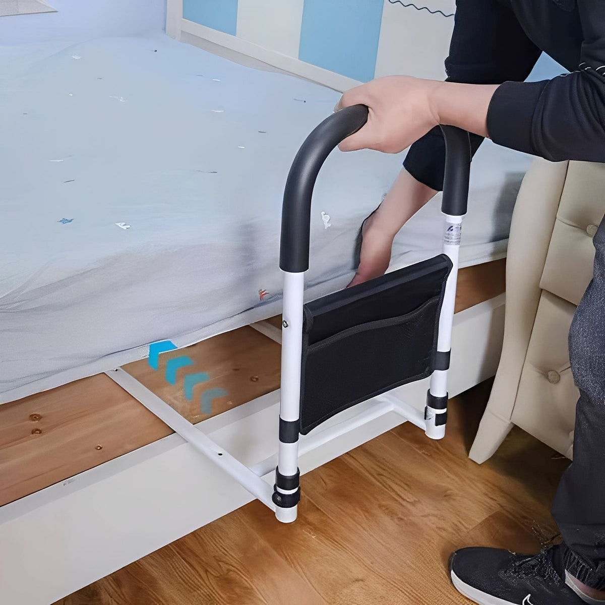 Versatile Bedside Safety Rail for Easy Mobility and Support