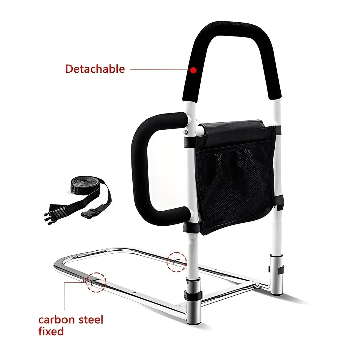 Versatile Bedside Safety Rail for Easy Mobility and Support