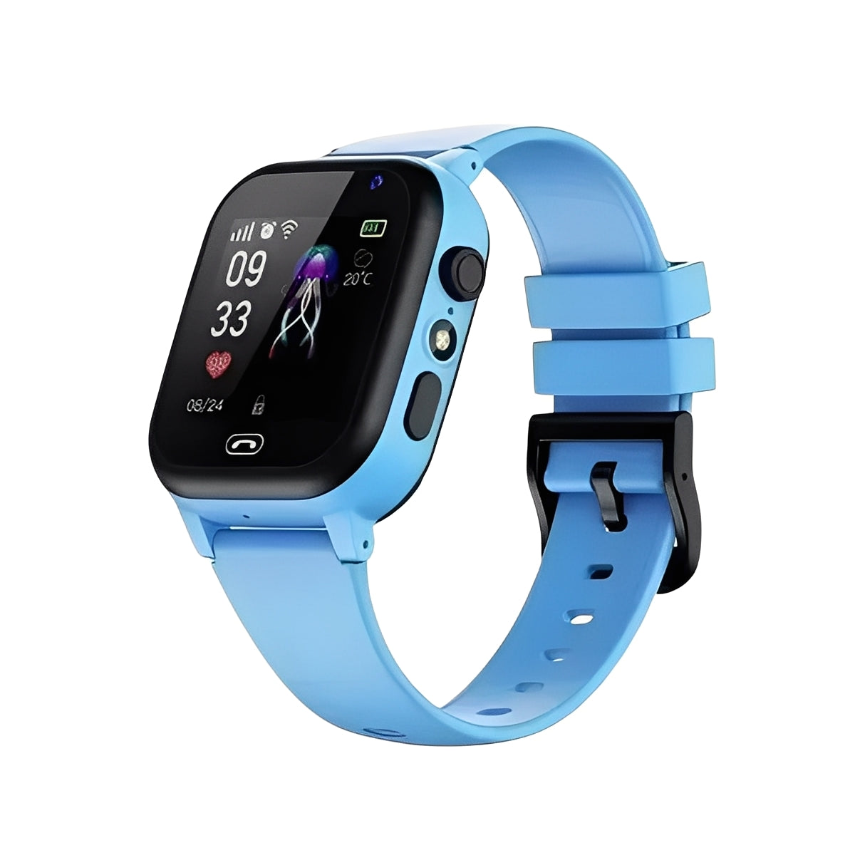 Smart Kids' Watch with GPS Tracking and Communication Features