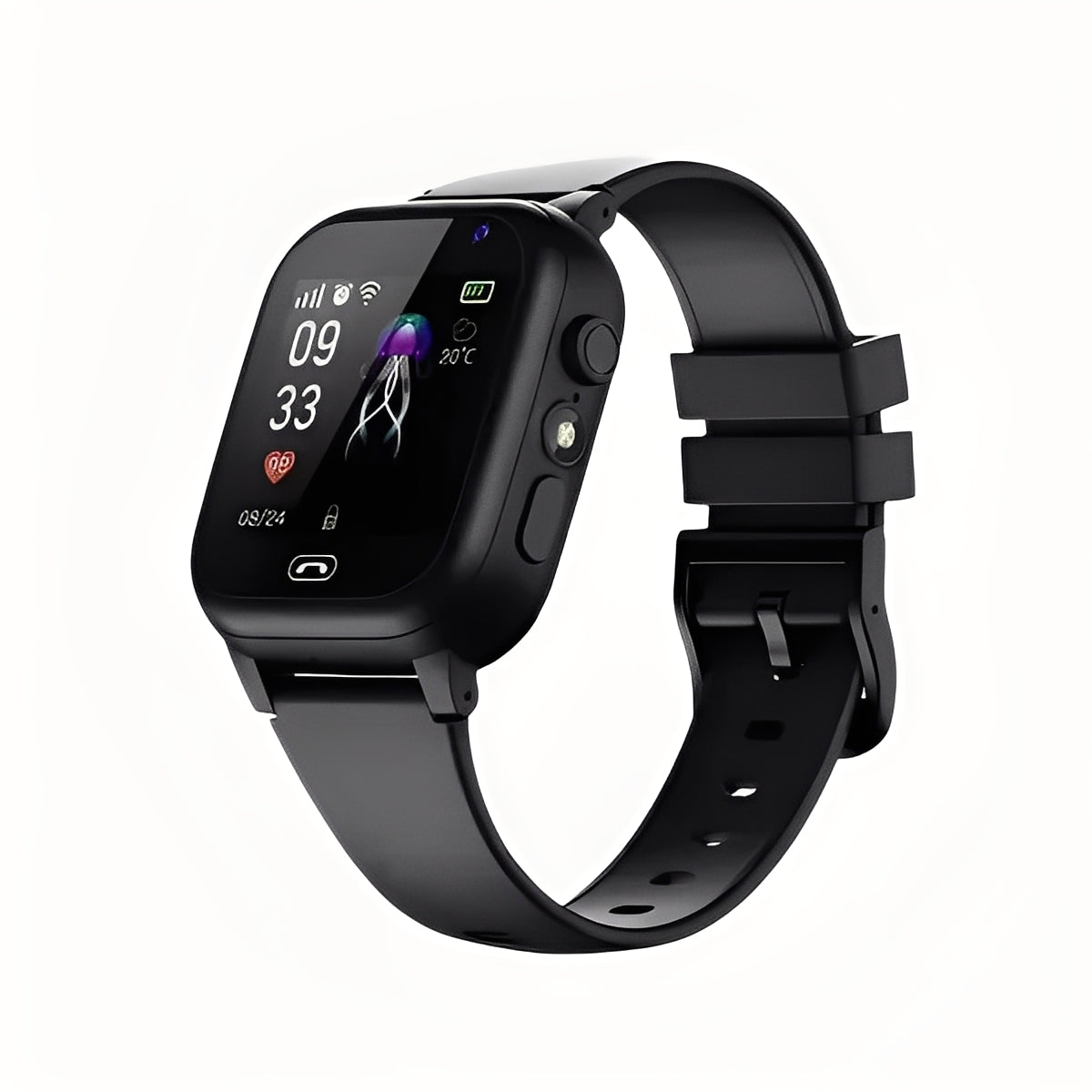 Smart Kids' Watch with GPS Tracking and Communication Features