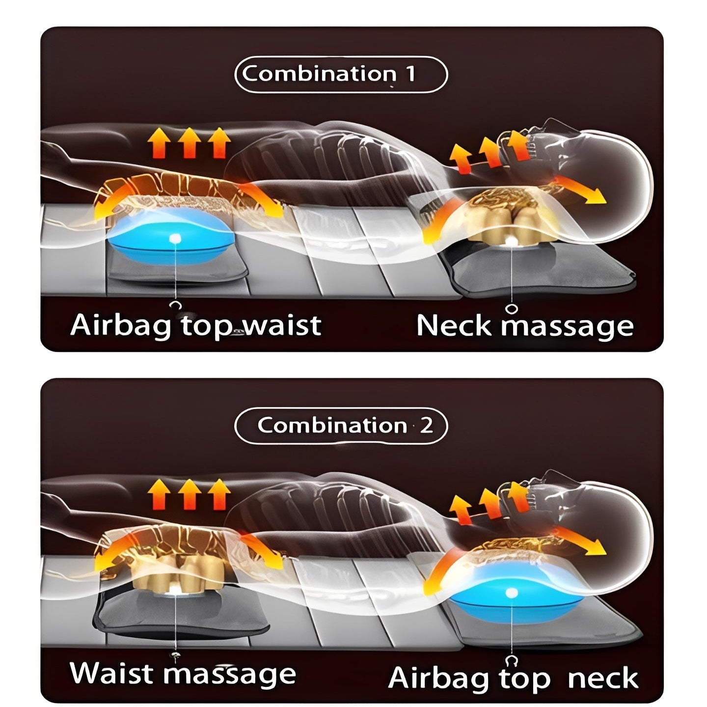 Premium Full Body Relaxation Mat with Heat and Custom Modes