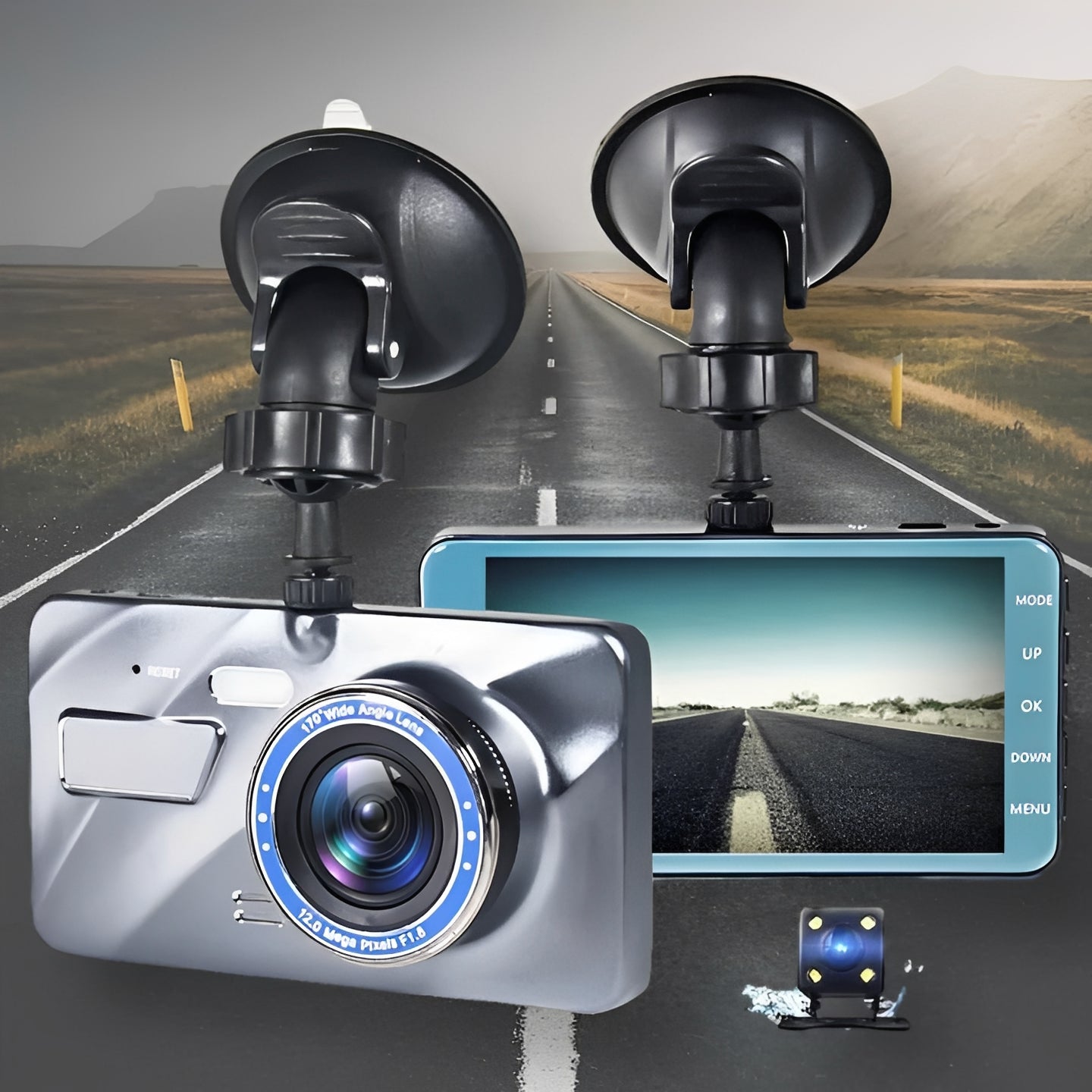 Comprehensive 1080P Dual Camera System for Enhanced Safety