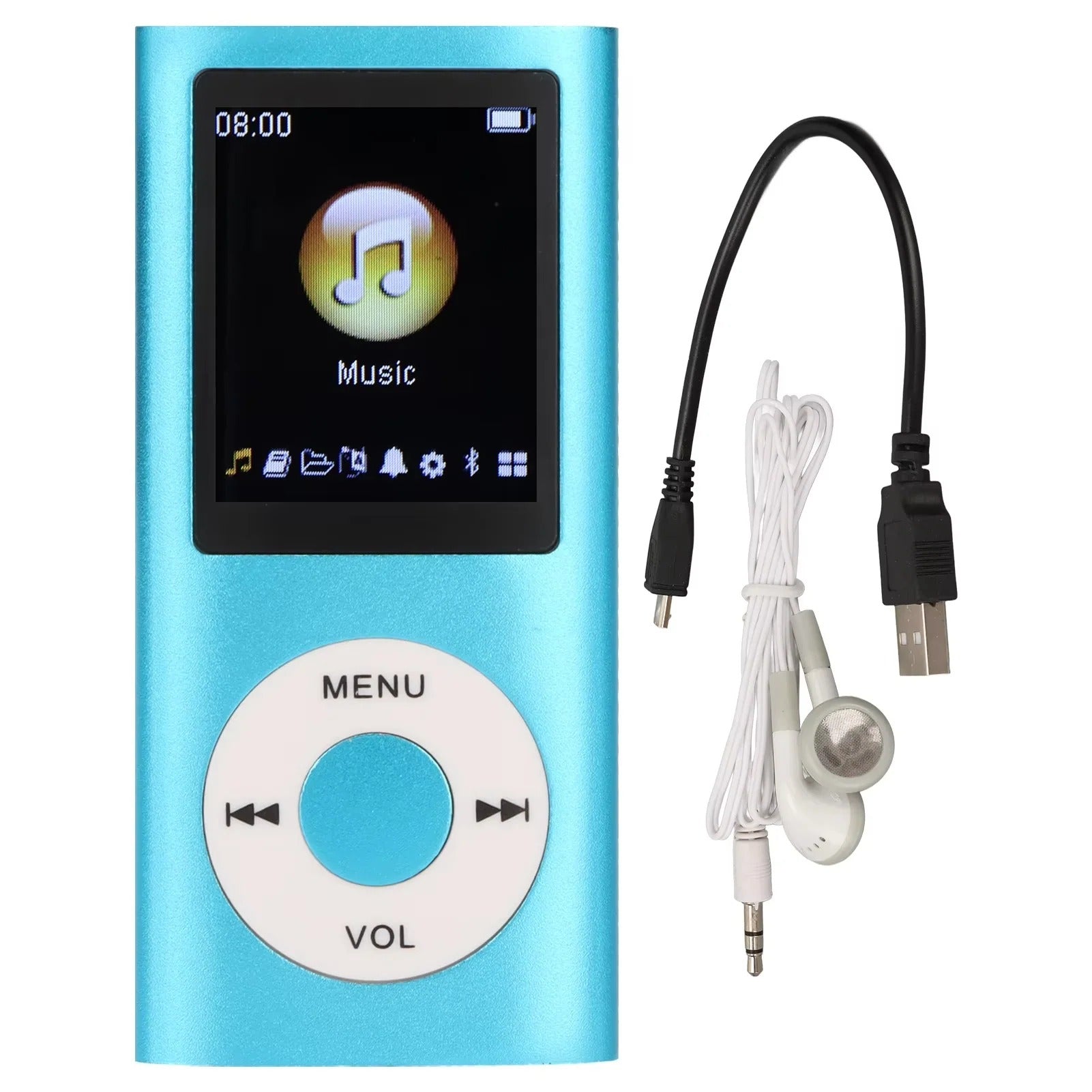 Sleek Music Companion MP3 Player with LCD Display & Video