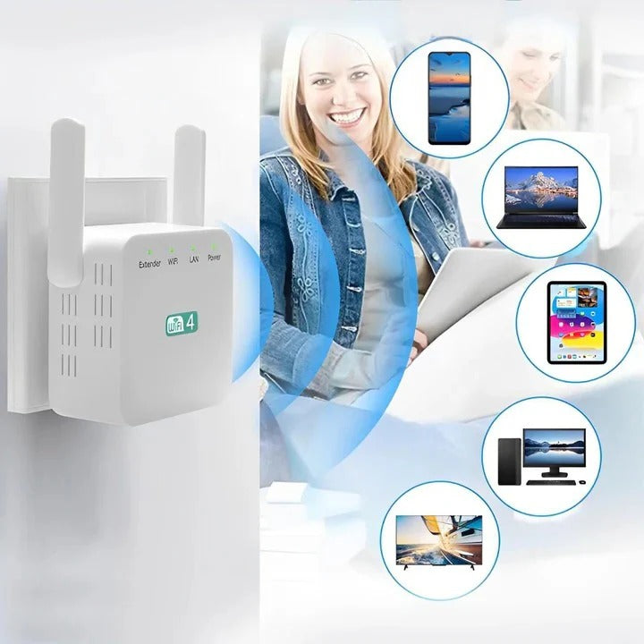 Signal Booster for 2.4GHz Networks, Speeds up to 300Mbps