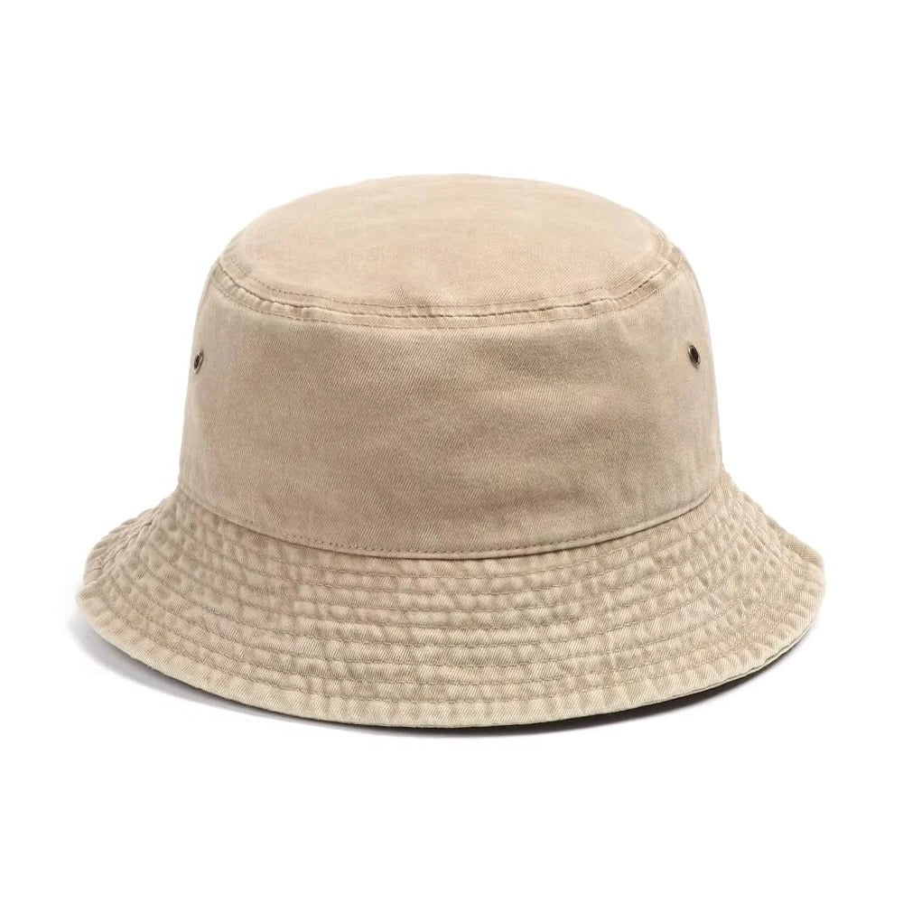 Packable Cotton Denim Bucket Hat for All-Day Comfort