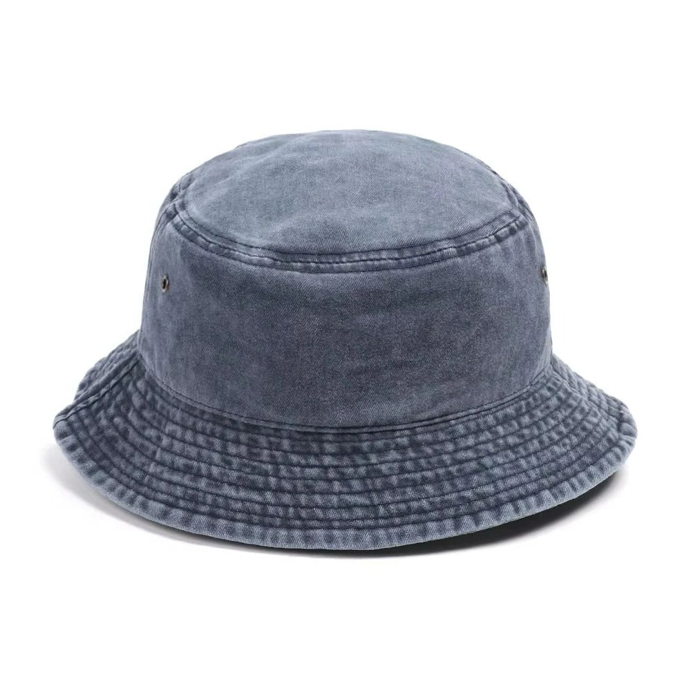 Packable Cotton Denim Bucket Hat for All-Day Comfort