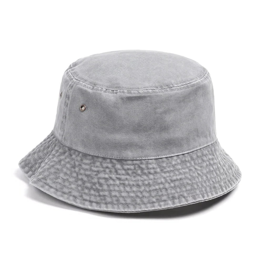 Packable Cotton Denim Bucket Hat for All-Day Comfort