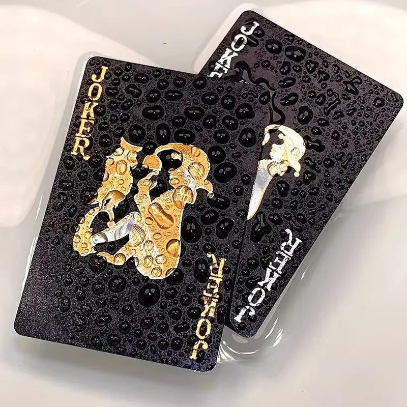 Elegant Black and Gold Card Deck for All Occasions