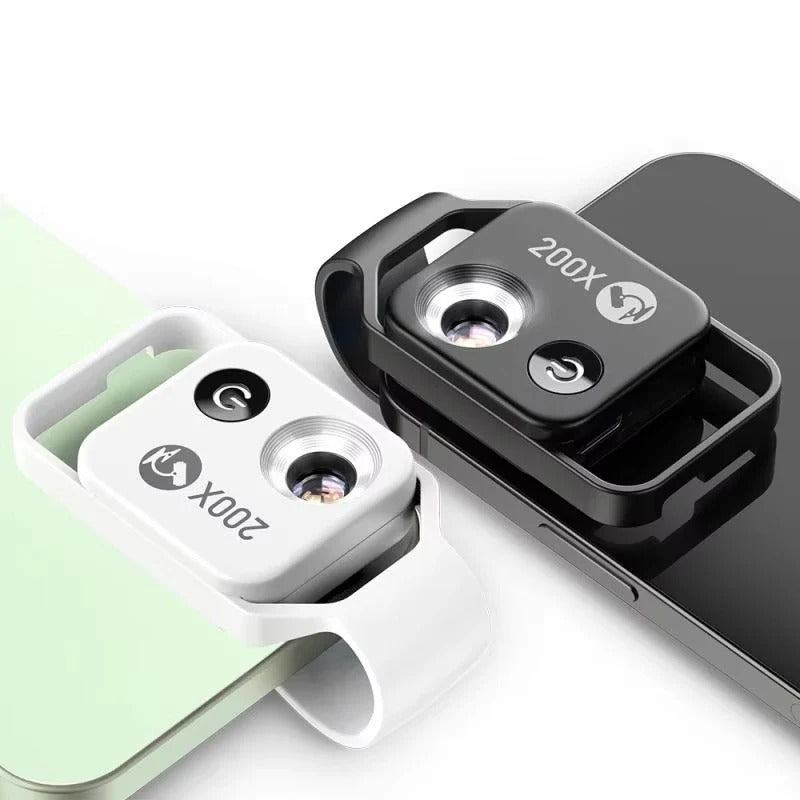 Compact 200X Smartphone Lens for Detailed Exploration