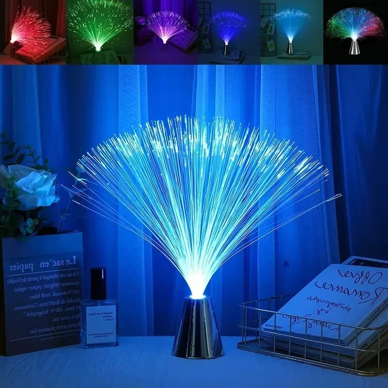 Vibrant LED Fiber Glow Lamp for Home and Celebrations