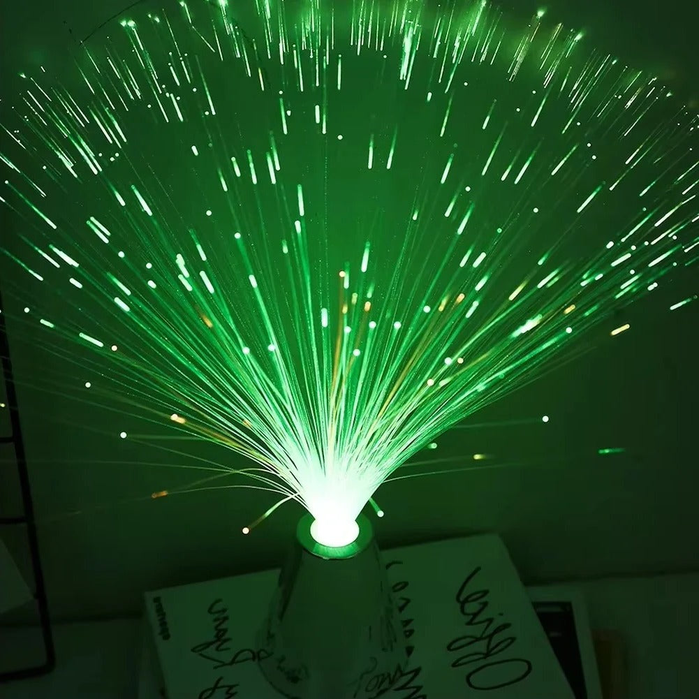 Vibrant LED Fiber Glow Lamp for Home and Celebrations