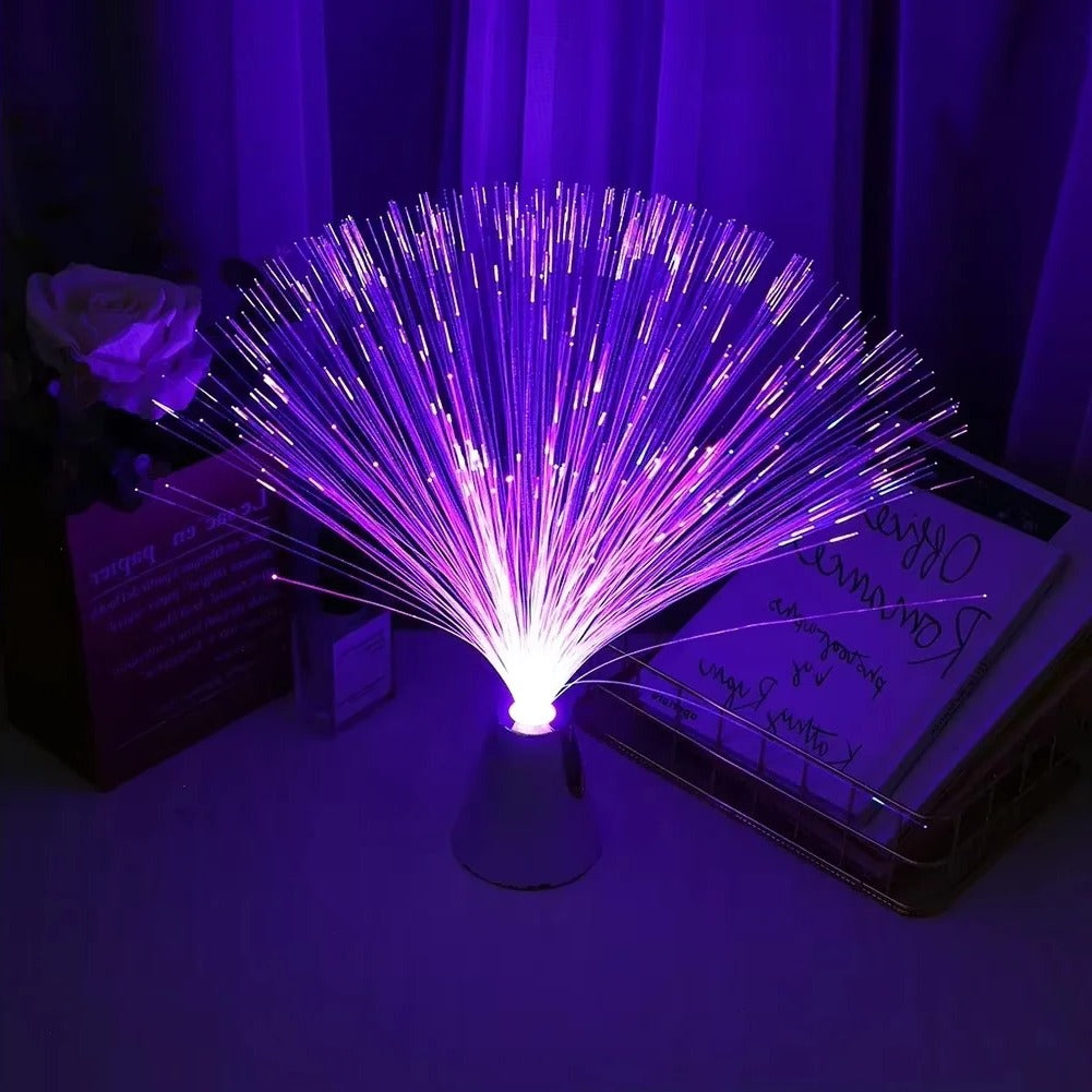 Vibrant LED Fiber Glow Lamp for Home and Event Ambiance