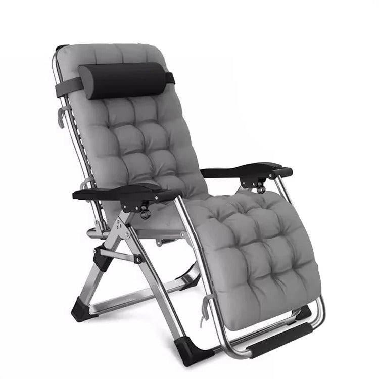 Versatile Folding Lounge Chair with Cup Holder for Outdoor Relaxation
